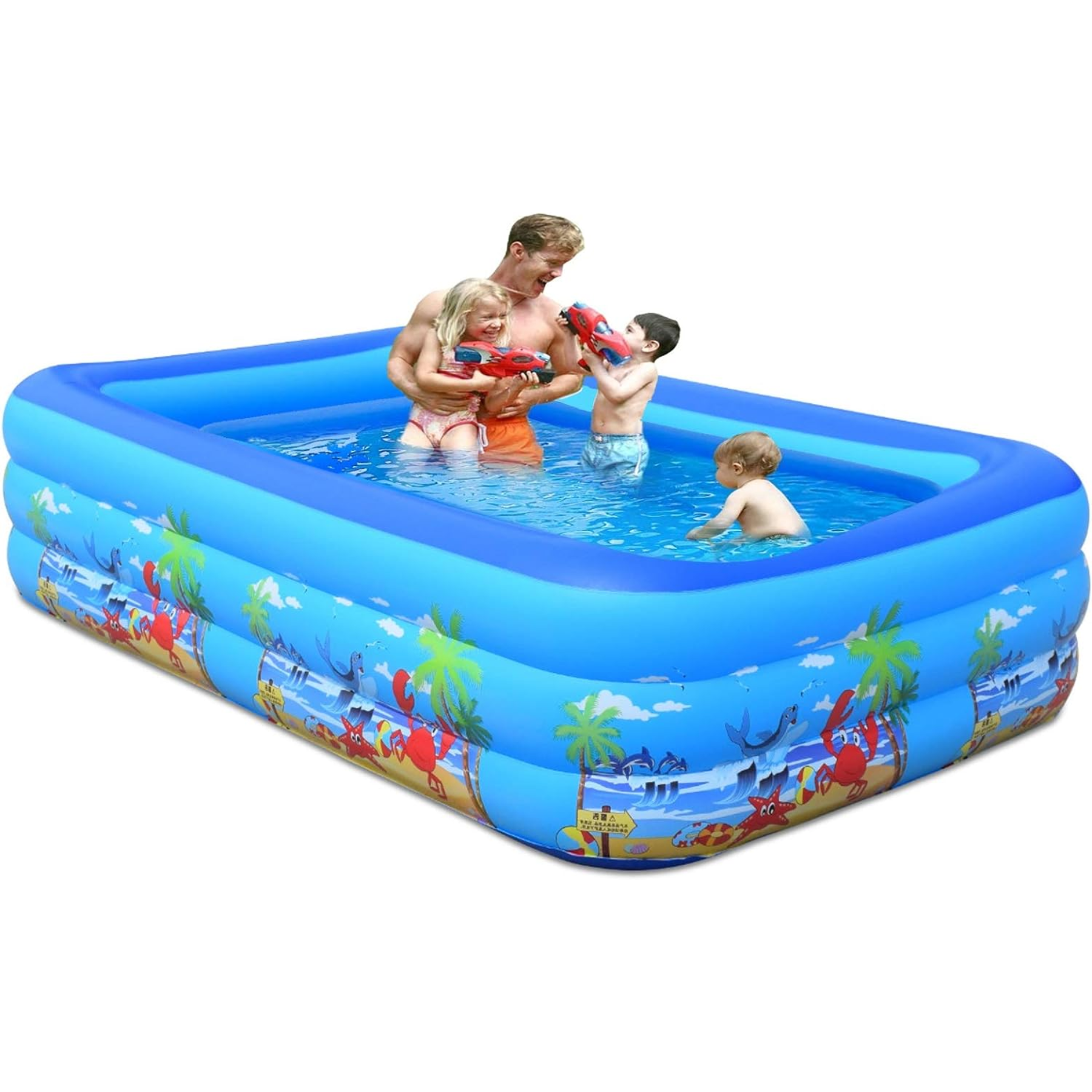 Piscina Inflable  180 Cm 3 Anillos